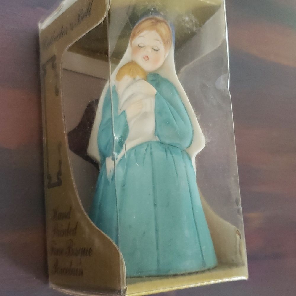 Vintage Jasco Porcelain Bell Madonna & Child - 1979